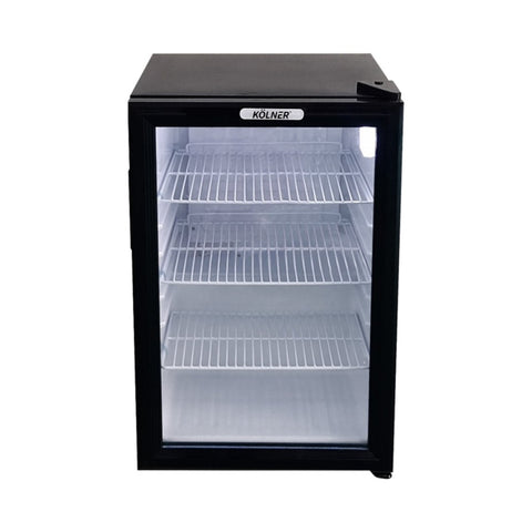 Kolner 70L Mini Bar Fridge Glass Door Beverage Cooler Wine Drinks Refrigerator FDG-YGE-BC-70L
