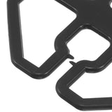 100Pcs Black Plastic Octagonal Seat Cushion Fixing Buckles for Home Sofa Recliner Covers V1369-AZ3-W-18831