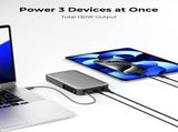 Aukey Spark Sling 20000 Compact Fast Charging Power Bank with Built-in USB-C Cable V1089-LLTSN1054705