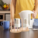 2Pack Wear-Resistant Wooden Paper Cup Storage Organizer for Office Cafeteria V1366-AZ2-W-13644