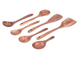 Wooden Spatula Spoon Set Kitchenware Utensil Nonstick Mixing Spatula Pot Spoon with Long Handle for V1294-YM0901-3118210209911