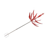 Garden Wind Spinner Iron Waterproof Dancing Wind Sculpture Red Outdoor Decoration for Patio V1294-YM0901-3111230161611