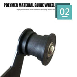 Angle Grinder Belt Sander Attachment Metal Bracket with Three Roller Support for Pipe Tube 360 V1341-ZY-9TSSYUPP-ROUNDTUBESANDERM14