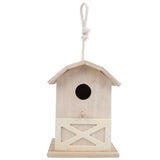 Mini Outdoor Wooden Bird House Nesting Cage Accessory for Garden Patio Decoration Ornament V1294-YM0901-3111200119911
