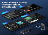 Wireless CarPlay Adapter for iOS, Mini Dongle Converts Wired to Wireless CarPlay V1263-JX-5095