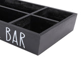 Coffee Station Organizer with Divider Wooden Coffee Bar Accessories Storage Box Tea Bags Coffee Pods V1294-YM0901-3117240340812