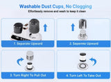 Wireless Intelligent Anti-Mite Cleaner 10000Pa Super Suction, Dual Washable Dust Cups V1232-SBCMJ001