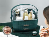 Transparent Flip-top Cosmetic Storage Box Dustproof, Waterproof, Multi-layer Drawer Organizer, V1232-HZSNX004