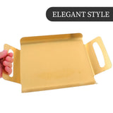 Golden Stainless Steel Wedding Party Baking Tray for Bakeries, 1-Pack V1366-AZ2-W-20399