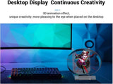 3D Hologram Fan 11cm LED Holographic Projector Advertising Machine Portable Desktop Naked-Eye Stereo V1259-DP01-A-2771