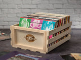 Victrola Eastwood II Turntable - Black Bundled Record Storage Crate V398-VTA-74-BLK-BSC