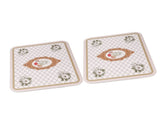 2PCS Coffee Mat Prevent Slip Waterproof Bottom Shockproof Absorbent Dish Drying Mat for Coffee Bar V1294-YM0710-3113230324313