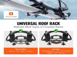 VEVOR Kayak Roof Rack 1 Pair J-Bar, Soft Roof Rack, Top Mount Tie Down, Carrier for kayak, Surf V952-2H1KHJG2J000BSG1PV0