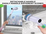 Electric Spin Scrubber Power Shower Cleaning Brush with Extendable Handle & 8 Brush Heads for V1222-G003