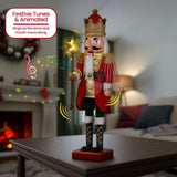 Christabelle 60cm Musical LED Animated Christmas Nutcracker Ornament Decoration 112_NK105