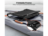 Kayak Seat, Folding Kayak Seat with Comfortable Back Support, Aluminum Alloy Frame & 600D Oxford V952-JSPHTZYJSKJFASKAH001V0