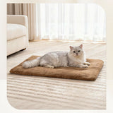 Khaki Self Heating Pet Pad XL Size 72*115cm Warm Dog Cat Mat V1221-XM-LB149-GM07