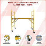 Mobile Safety High Scaffold / Ladder Tool -450KG V63-784