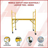 Mobile Safety High Scaffold / Ladder Tool -450KG V63-784