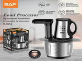 Multifunctional Electric Food Processor and Meat Grinder with 3.0L Stainless Steel Bowl, 300W V1341-ZY-QFCALJ6B-SILVER