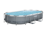 Bestway Swimming Pool 427x250x100cm Steel Frame Above Ground Pools Filter Pump Ladder 7250L BW-POOL-427-56622