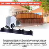 1200KG Auto Slide Sliding Gate Opener Automatic w 4m Rail V63-823091