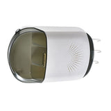 Wall Mounted Chopsticks Holder Dust Prevention 3 Compartments Large Capacity Draining Utensil V1294-YM0626-3118230011312