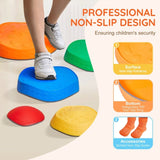 Kids Balance Stepping Stones Sensory Obstacle Course 5 PCS Outdoor Indoor V952-ETPHDJSJHKDB96DGUV0