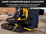 BAUMR-AG BSR5000 Mini Loader Skid Steer, with Bucket, 10hp OHV 4-Stroke Petrol Engine, 200kg Rated V219-GSDSKDPCTB5A