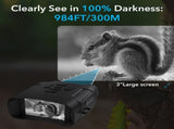 36 megapixel 4K night vision binoculars with infrared function, 7.62 cm high-definition screen, 10x V1102-HEWYJ-001