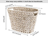 Wicker Trash Can, Waterproof Bathroom Trash Can, Wicker Basket for Bathroom, Decorative Boho V1258-DP02-WO-541
