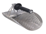 Beach Sand Scoop Metal Detecting Hunting Tool Detector Stainless Steel Hexahedron Holes Sand Scoop V1294-YM0703-3111230018011