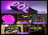13.7"x4.02" Super Brighter USB 5V Bluetooth Scrolling LED Sign
Flexible Programmable Screen with APP V1107-CS-FNECN35