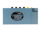 We Are Rewind Portable Cassette Player & Recorder - Kurt, Blue V398-WE-001-B1