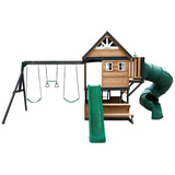 Lifespan Kids Claremont Swing Set & Play Centre with 2.2m Slide V572-LKPC-CLARE-GN