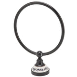 Towel Ring Bathroom Wall Mounted Stand Holder Rack Antique Brass Porcelain Accessories V1294-YM0626-3112220084811