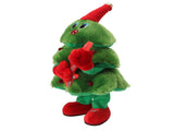 Electric Christmas Tree Plush Toy 8 Songs Continuous Play Glowing Swinging Singing Dancing Cute V1294-YM0718-3115220091312