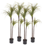 SOGA 4X 145cm Artificial Dracaena Plant Fake Potted, Simulation Tree Fake Plant Home Decor APLANTFHL15584X4