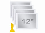 8 Pcs Repair Kit 12 X12 Repair Patch with Scraper Self Adhesive Wall Repair Patch V1366-AZ2-W-14648