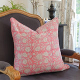 Kolka Pastel Pink Decorative Soft Cotton Voile Decorative Cushion Cover Only - Pink V563-0109