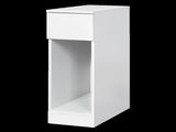 Levede Slim Bedside Table Nightstand Side Table Storage Bedroom Narrow Cabinet NI1084-WH-AU