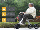 Foldable Electric Tricycle Lightweight Electric Scooter Home Electric Mobility - Silver - Size V1102-143-50902-SLR-36V8A250W