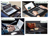 Portable Laptop Desk with Device Ledge, Mouse Pad and Phone Holder for Home Office V178-84810