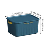 14In Thickened Plastic Folding Storage Box Removable Transparent Lid Large Capacity Quilt Toy V1369-AZ3-W-10243