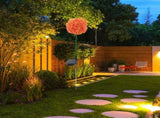 Solar Ball Light Outdoor Waterproof Garden Flower Spot Light Decorative for Courtyard Orange V1294-YM0901-3119240056912
