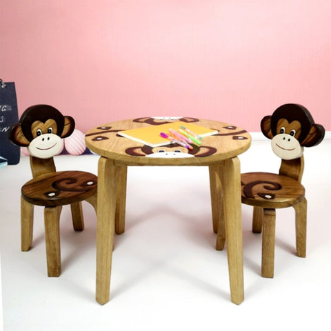 Monkey Table + 2 Chairs Set V574-PLANET-TAMO-CHMO-CHMO