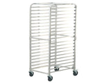 Bun Pan Rack, 20-Tier Commercial Bakery Racks with Brake Wheels, Aluminum Racking Trolley Storage V952-MBPJLZCCHC205PLL3V0