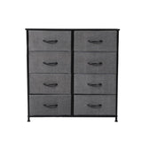 Levede Storage Cabinet Tower Chest Dark Grey CH1049-DG