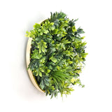 YES4HOMES Artificial Green Wall Plant Garden Panel Daffodil Smile Disc Art 50cm Grassy UV Resistant V278-CCGA153V027-DAFFODIL
