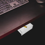 Transparent Under Desk Storage Box for Home and Office Use V1366-AZ2-W-13597
